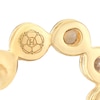 Thumbnail Image 3 of Harriet Sterling Silver & 18ct Yellow Gold Plated Vermeil 0.50ct Lab-Grown Diamond Heart Stud Earrings