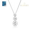 Thumbnail Image 1 of Harriet Sterling Silver 1ct Lab-Grown Diamond Graduated Dew Drop Pendant Necklace