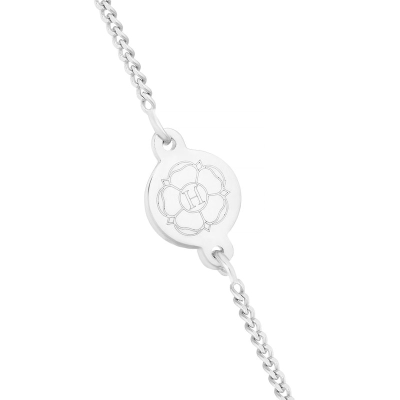 Main Image 4 of Harriet Sterling Silver 1ct Lab-Grown Diamond Graduated Dew Drop Pendant Necklace