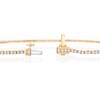 Thumbnail Image 3 of Harriet Sterling Silver & 18ct Yellow Gold Plated Vermeil 2ct Lab-Grown Diamond Line Bracelet