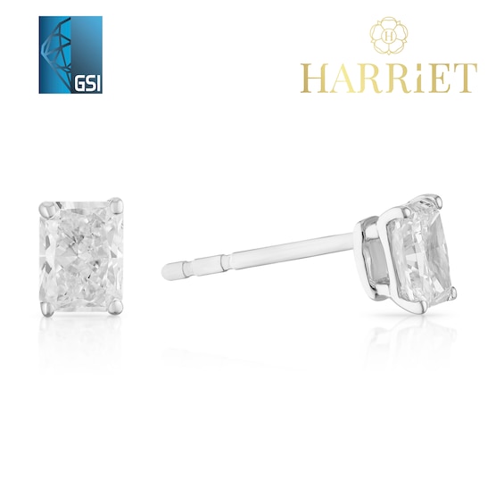Harriet 9ct White Gold 0.50ct Lab-Grown Diamond Radiant Cut 