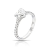 Thumbnail Image 2 of Harriet Platinum Heart Solitaire Stone Set Shoulders 1.50ct Lab Grown Diamond Ring