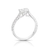 Thumbnail Image 3 of Harriet Platinum Heart Solitaire Stone Set Shoulders 1.50ct Lab Grown Diamond Ring