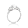 Thumbnail Image 3 of Harriet Platinum Oval Centre & Marquise Floral Trilogy 2ct Lab Grown Diamond Ring