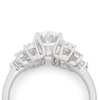 Thumbnail Image 4 of Harriet Platinum Oval Centre & Marquise Floral Trilogy 2ct Lab Grown Diamond Ring