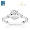 Thumbnail Image 1 of Harriet Platinum Oval Trilogy 1.25ct Lab Grown Diamond Ring