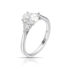 Thumbnail Image 2 of Harriet Platinum Oval Trilogy 1.25ct Lab Grown Diamond Ring