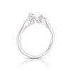 Thumbnail Image 3 of Harriet Platinum Oval Trilogy 1.25ct Lab Grown Diamond Ring