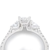 Thumbnail Image 4 of Harriet Platinum Radiant Trilogy Stone Set Shoulders 1.40ct Lab Grown Diamond Ring