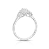 Thumbnail Image 3 of Harriet Platinum Marquise Halo & Heart Set Shoulders 1.25ct Lab Grown Diamond Ring