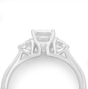 Thumbnail Image 4 of Harriet Platinum Square Emerald Cut Trilogy 1.25ct Lab Grown Diamond Ring