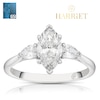 Thumbnail Image 1 of Harriet Platinum Marquise Trilogy 1.25ct Lab Grown Diamond Ring
