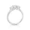 Thumbnail Image 3 of Harriet Platinum Round Trilogy 1ct Lab Grown Diamond Ring