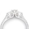 Thumbnail Image 4 of Harriet Platinum Round Trilogy Stone Set Shoulders 1ct Lab Grown Diamond Ring