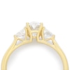 Thumbnail Image 4 of Harriet 14ct Yellow Gold Oval Trilogy 1.25ct Lab Grown Diamond Ring