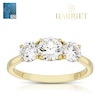 Thumbnail Image 1 of Harriet 14ct Yellow Gold Round Trilogy 1.50ct Lab Grown Diamond Ring