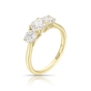 Thumbnail Image 2 of Harriet 14ct Yellow Gold Round Trilogy 1.50ct Lab Grown Diamond Ring
