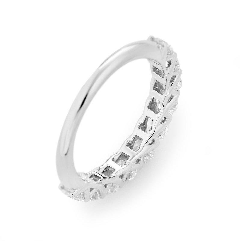 Main Image 4 of Harriet 14ct White Gold Eternity 1.50ct Lab Grown Diamond Ring