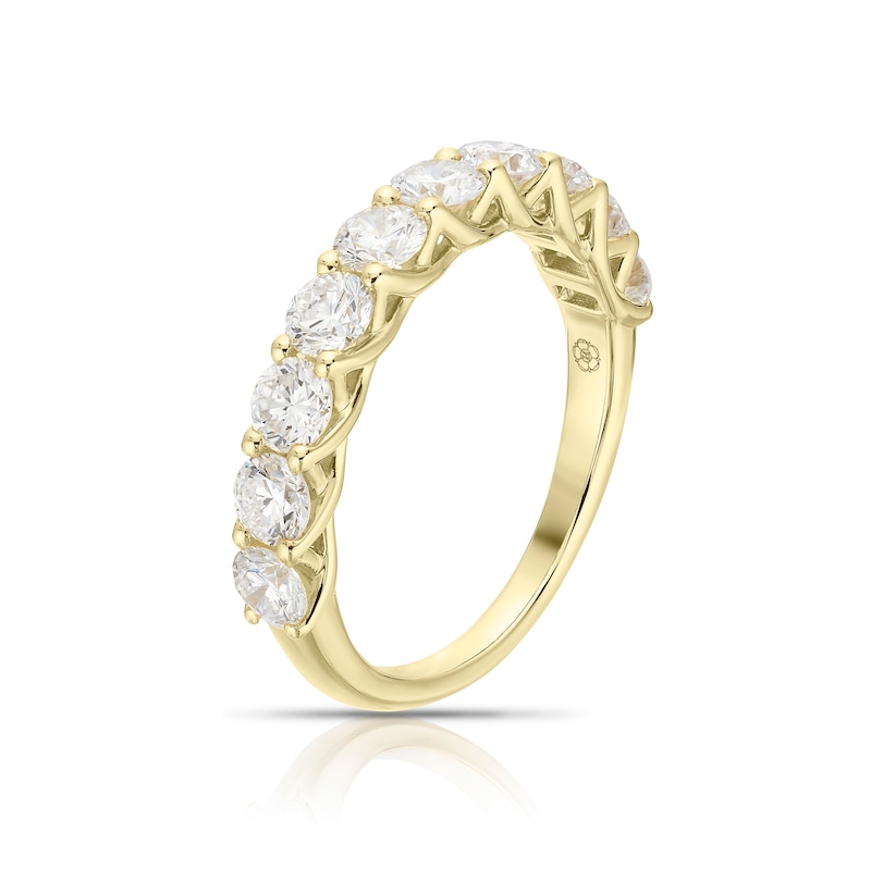 Main Image 2 of Harriet 14ct Yellow Gold Eternity 1.50ct Lab Grown Diamond Ring