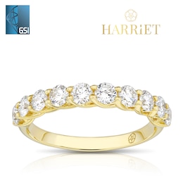 Harriet 14ct Yellow Gold Eternity 1ct Lab Grown Diamond Ring