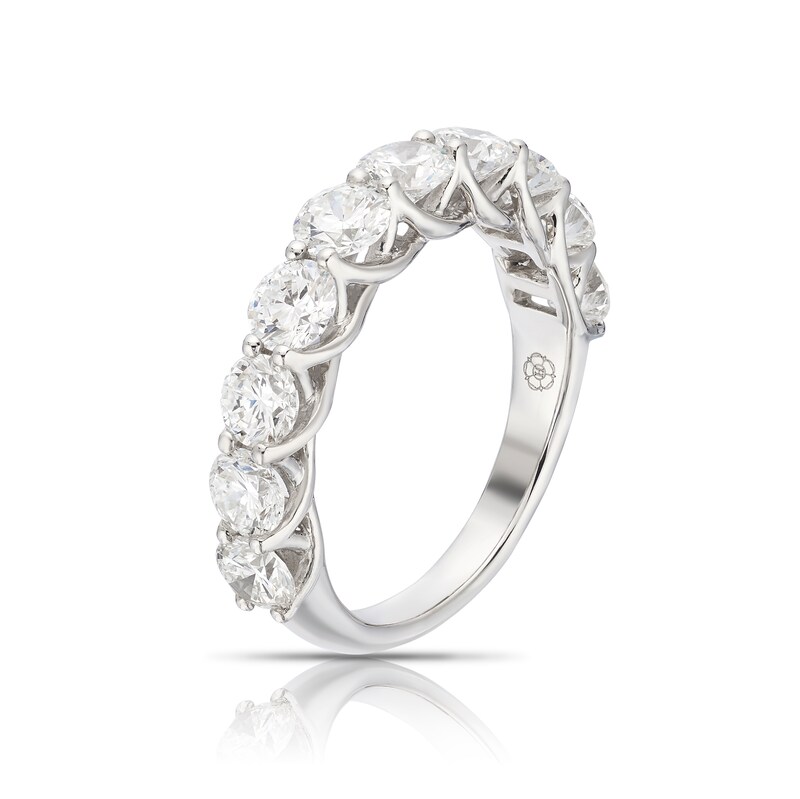 Main Image 2 of Harriet 14ct White Gold Eternity 2ct Lab Grown Diamond Ring