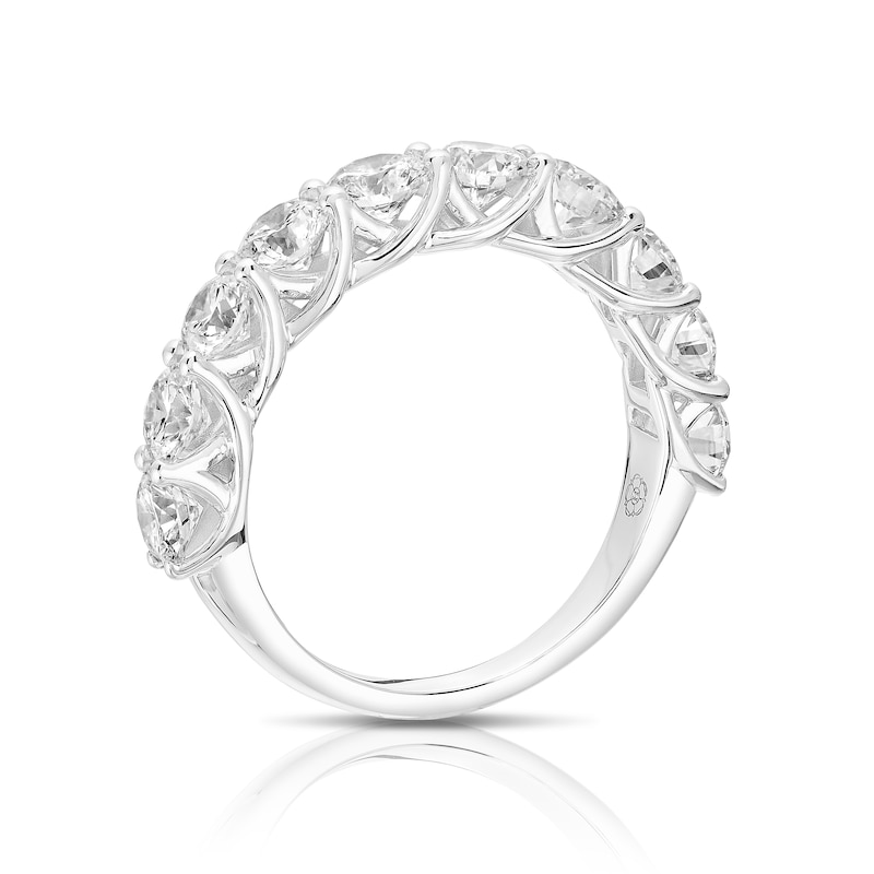 Main Image 3 of Harriet 14ct White Gold Eternity 2ct Lab Grown Diamond Ring