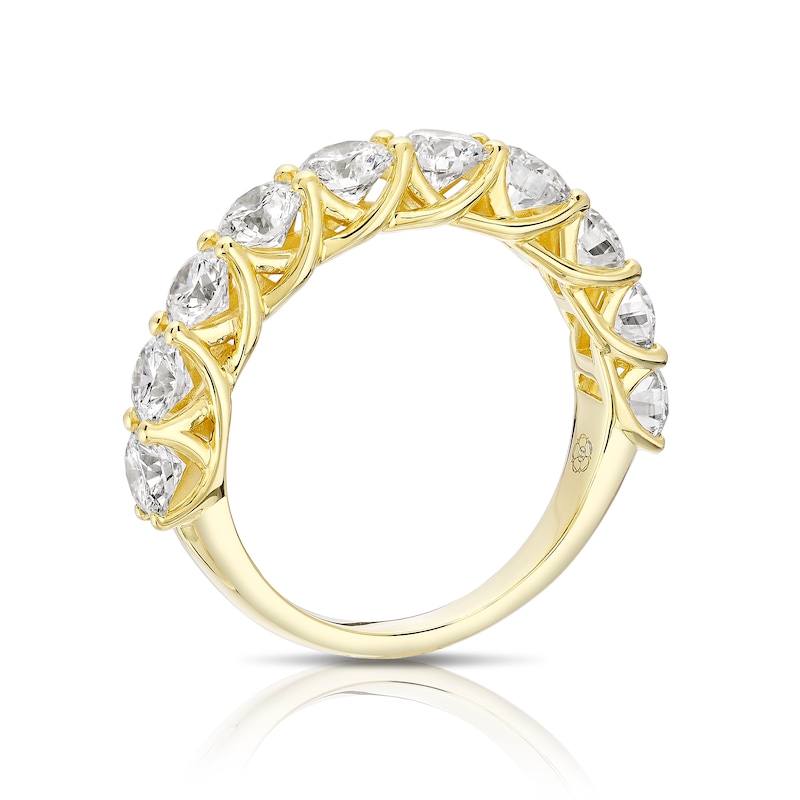 Main Image 3 of Harriet 14ct Yelow Gold Eternity 2ct Lab Grown Diamond Ring