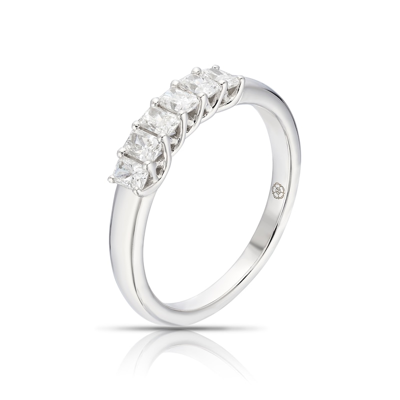 Main Image 2 of Harriet 14ct White Gold Radiant Eternity 0.50ct Lab Grown Diamond Ring