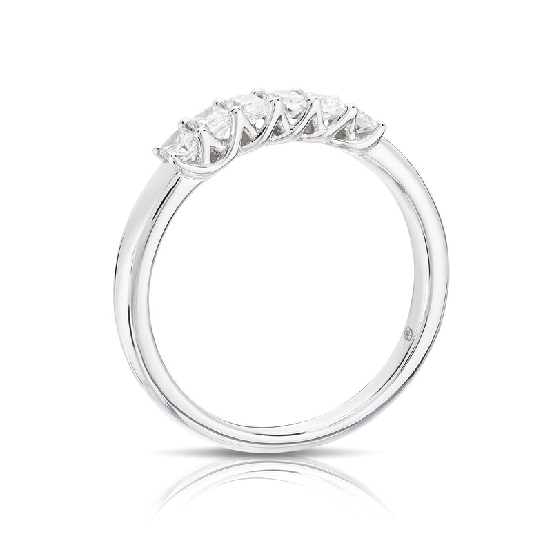 Main Image 3 of Harriet 14ct White Gold Radiant Eternity 0.50ct Lab Grown Diamond Ring
