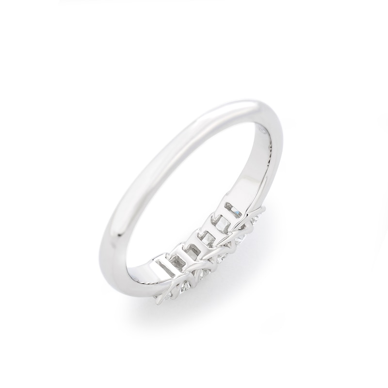 Main Image 4 of Harriet 14ct White Gold Radiant Eternity 0.50ct Lab Grown Diamond Ring