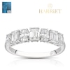 Thumbnail Image 1 of Harriet 14ct White Gold Oval & Radiant Cut Eternity 1.30ct Lab Grown Diamond Ring