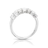 Thumbnail Image 3 of Harriet 14ct White Gold Oval & Radiant Cut Eternity 1.30ct Lab Grown Diamond Ring