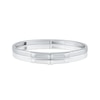 Thumbnail Image 1 of HS Edit LOVE & LOCKS Sterling Silver Screw Hinge Bangle