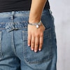 Thumbnail Image 2 of HS Edit LOVE & LOCKS Sterling Silver Plain Square Padlock Charm