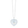 Thumbnail Image 1 of Sterling Silver & 9ct Yellow Gold 18" Crystal Mum Locket