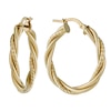 Thumbnail Image 1 of 9ct Yellow Gold 20mm Twist Hoop Earrings