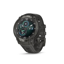 Garmin Instinct Crossover AMOLED Charcoal Dial & Silicone Strap Watch