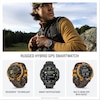 Thumbnail Image 4 of Garmin Instinct Crossover AMOLED Bronze Sunburst Dial Cocoa Silicone Strap Watch