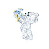 Thumbnail Image 1 of Swarovski Kris Bear Forget-Me-Not Crystal Figurine