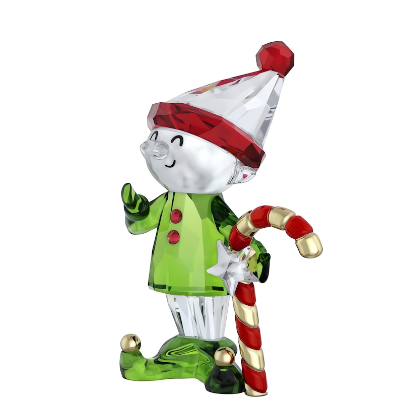 Main Image 2 of Swarovski Holiday Cheers Dulcis Elf and Candy Cane