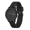Thumbnail Image 3 of Lacoste Men's 12.12 Black Dial Black Silicone Strap Watch