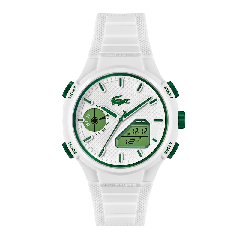 Main Image 1 of Lacoste Men's LC33 White Dial & White Silicone Strap Watch