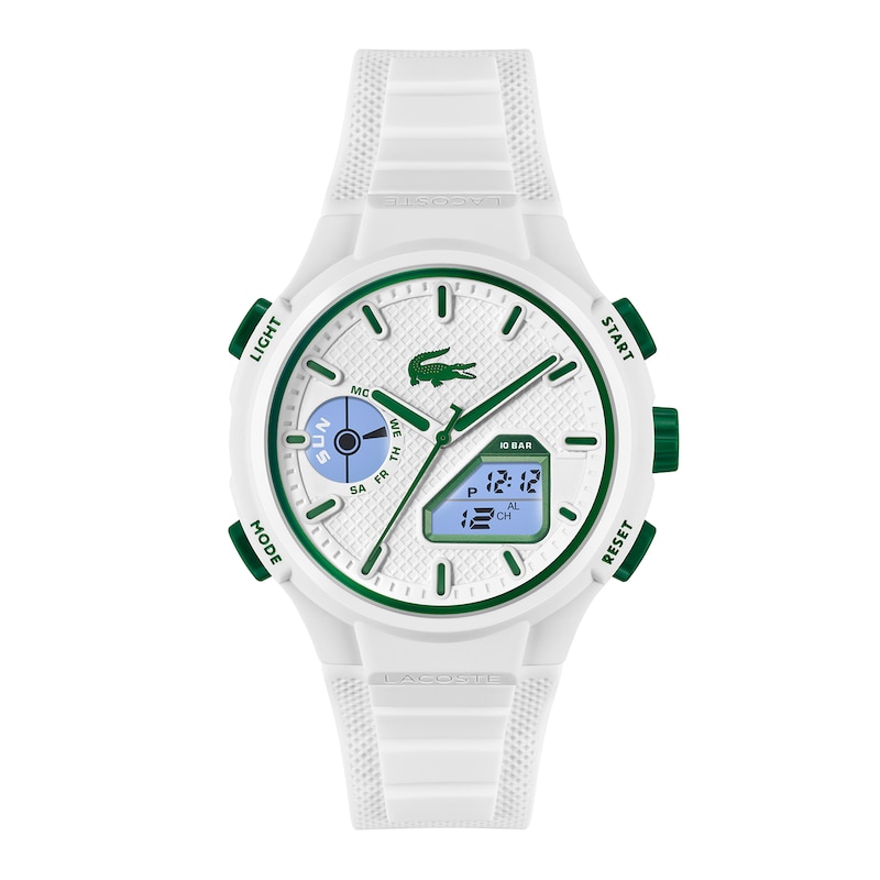 Main Image 5 of Lacoste Men's LC33 White Dial & White Silicone Strap Watch