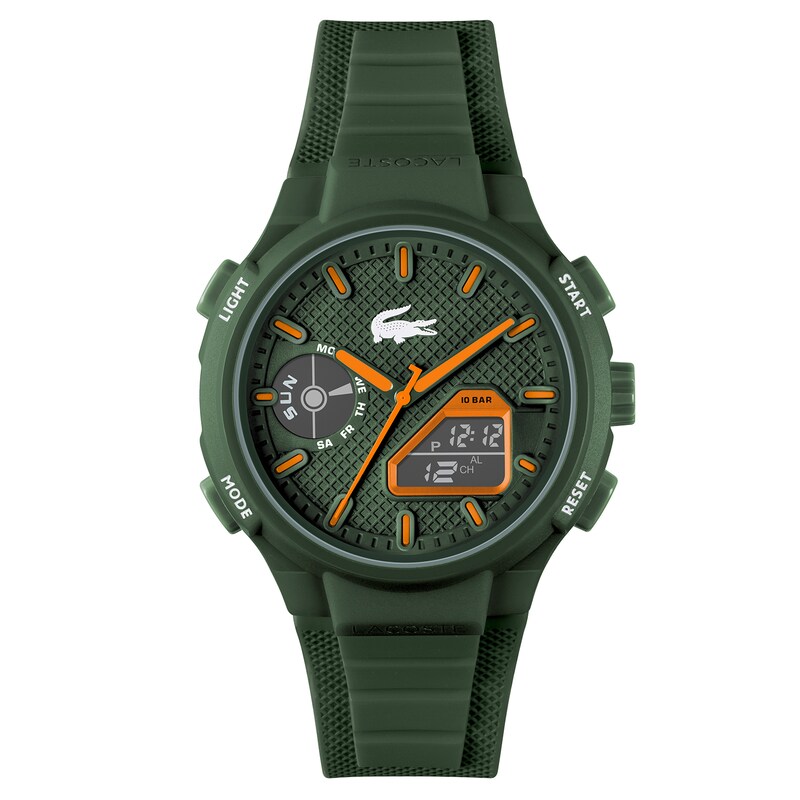 Main Image 1 of Lacoste Men's LC33 Green Dial & Green Silicone Strap Watch