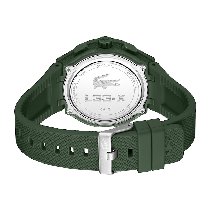 Main Image 3 of Lacoste Men's LC33 Green Dial & Green Silicone Strap Watch
