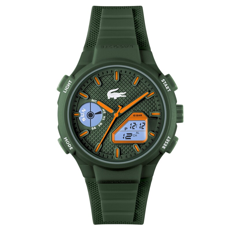 Main Image 5 of Lacoste Men's LC33 Green Dial & Green Silicone Strap Watch