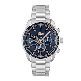 Lacoste Men's Boston Blue Dial Stainless Steel Watch
