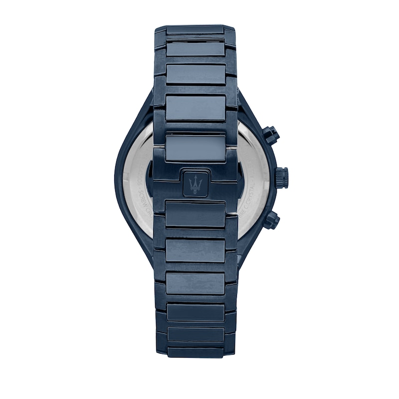 Main Image 3 of Maserati Stile Chronograph Blue Dial & Blue Stainless Steel Bracelet Watch
