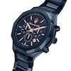 Thumbnail Image 4 of Maserati Stile Chronograph Blue Dial & Blue Stainless Steel Bracelet Watch
