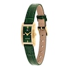 Thumbnail Image 2 of Tommy Hilfiger Women's 22mm Green Dial & Green Leather Strap Luxury Inspired Mini Tank Watch